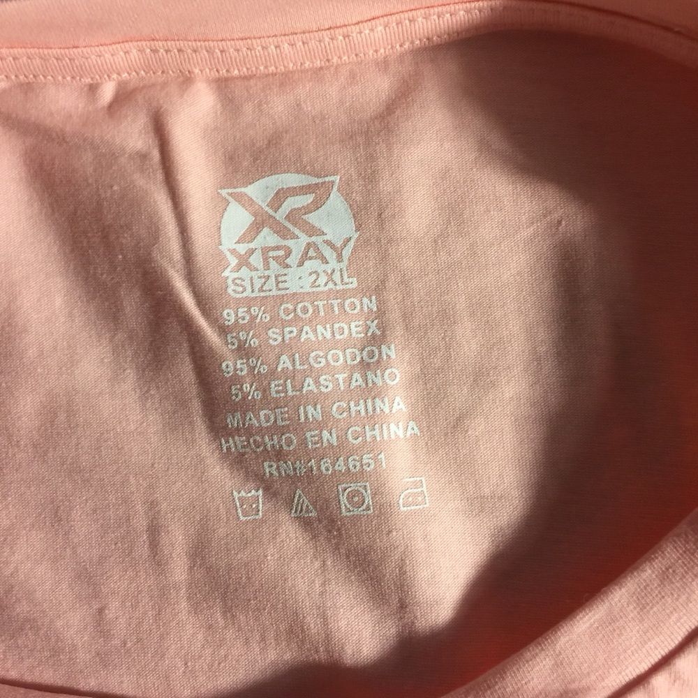 XRAY Jeans Graphic Pink Shirt NWT - Picture 7 of 7